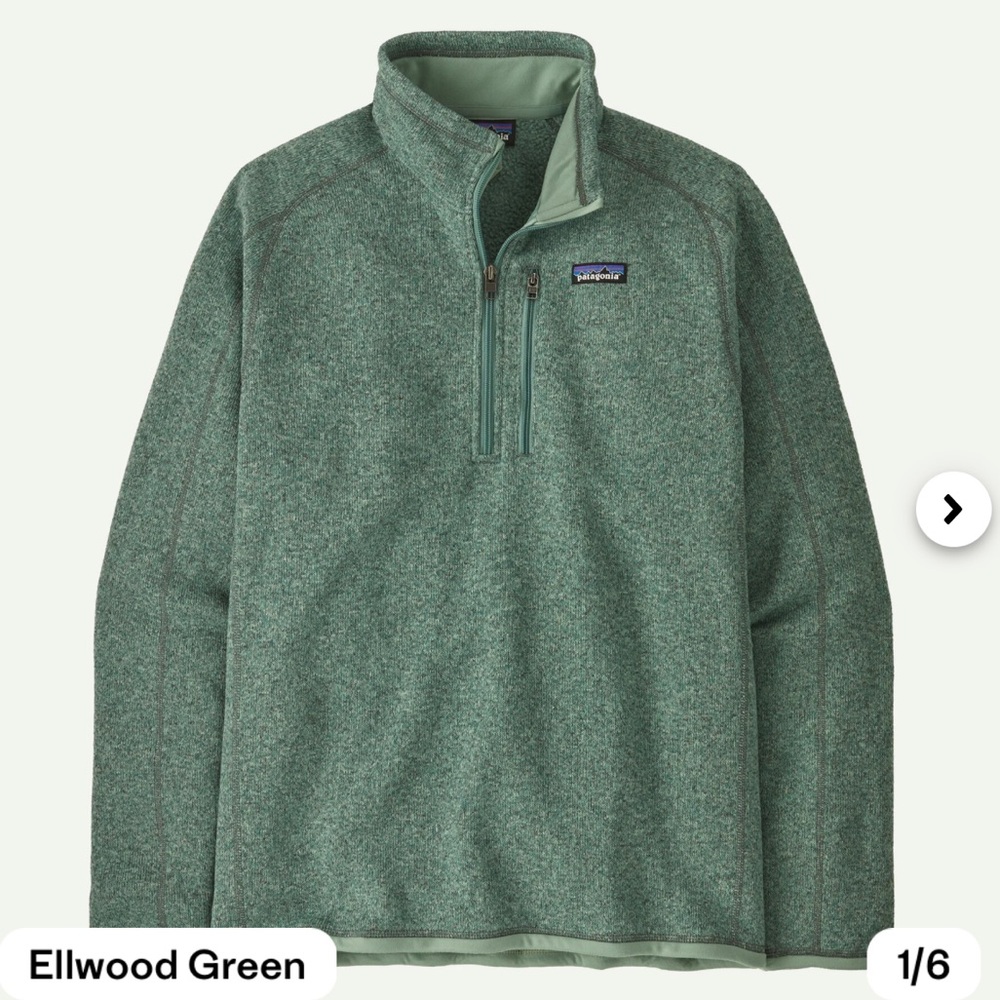 Patagonia Better Sweater 1/4 zip fleece